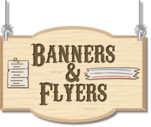 Hanging Wooden Sign - web